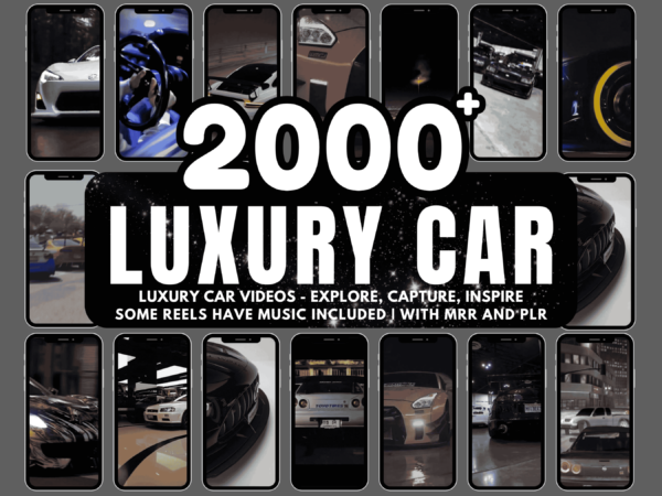 2000+ Car Collection Reels Bundle