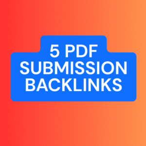 5 PDF Submission Backlinks